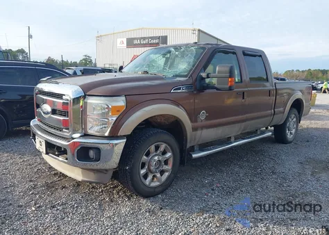 2012 Ford F-250 Lariat from USA, damaged, VIN 1FT7W2BT0CEA63672